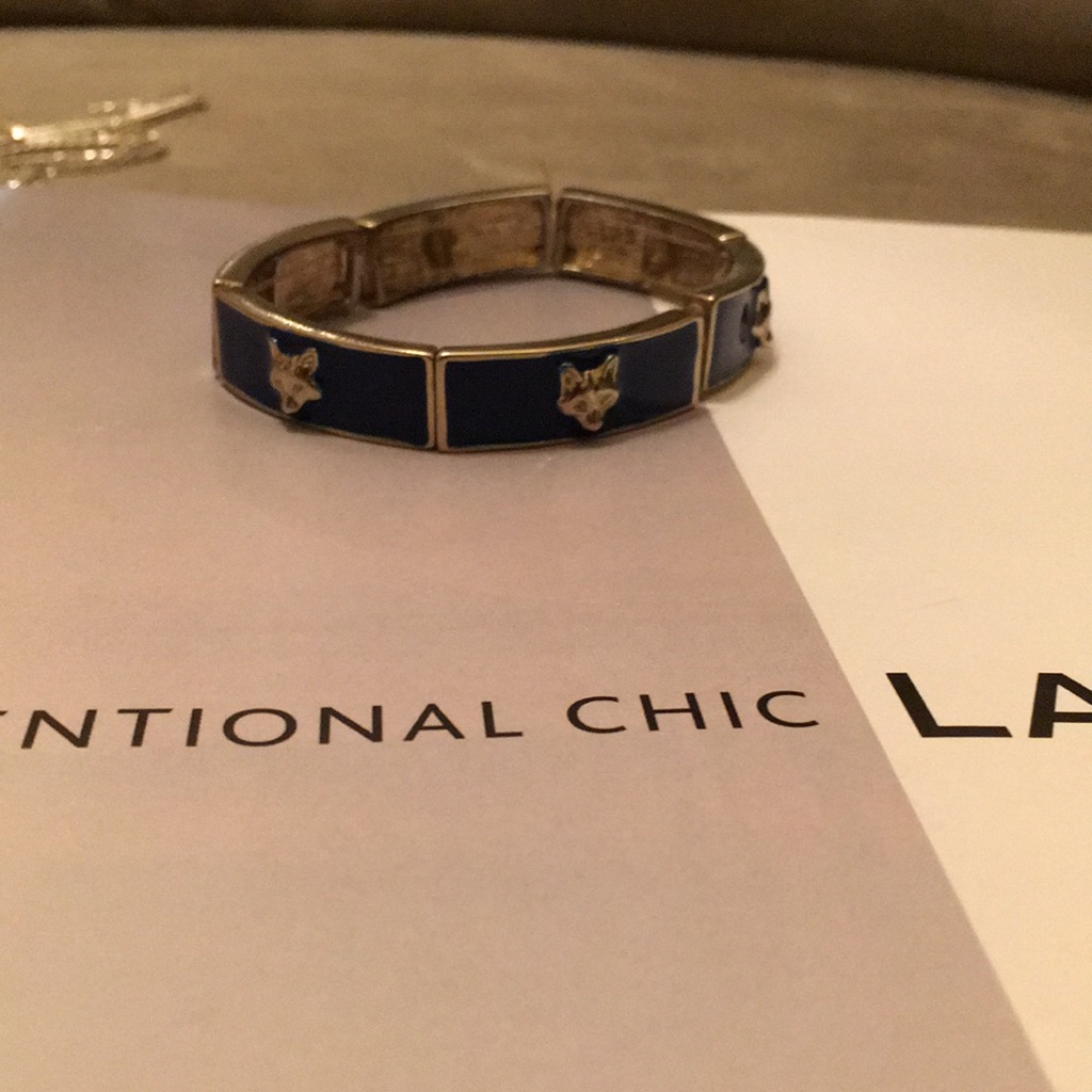 Gold Enamel Bracelet